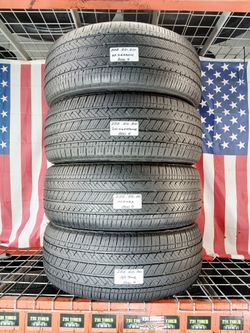 ✅ 4 Used Tires P255/50R20 BRIDGESTONE ALENZA TOURING A/S02 255 50 R20 SUV TOURING 255 50 20
