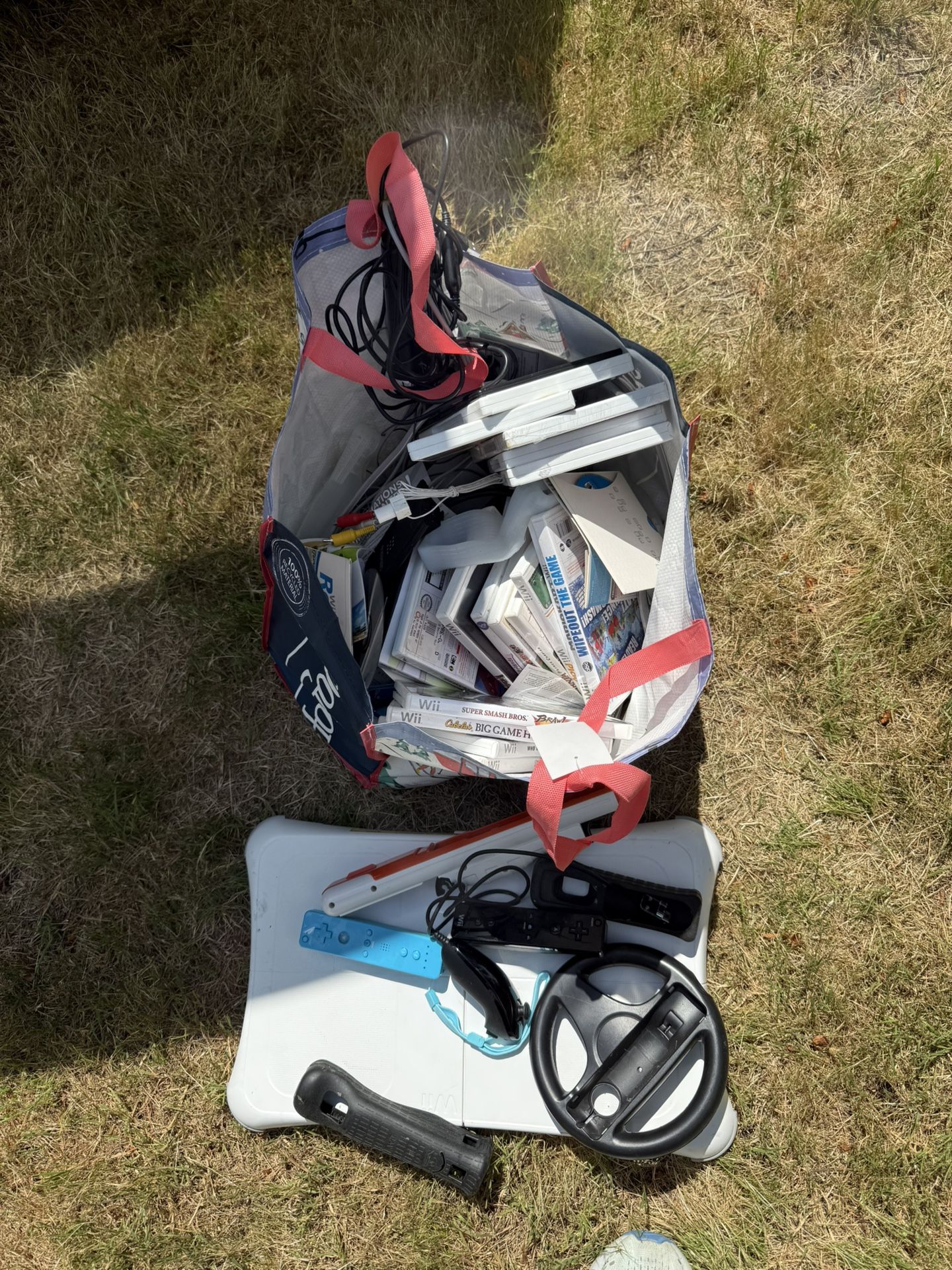 Nintendo Wii system with 25+ games controllers etc system does not seem to work. all free