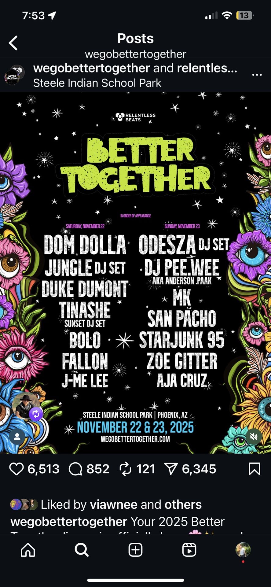 BETTER TOGETHER 2025 Dom & Odesza