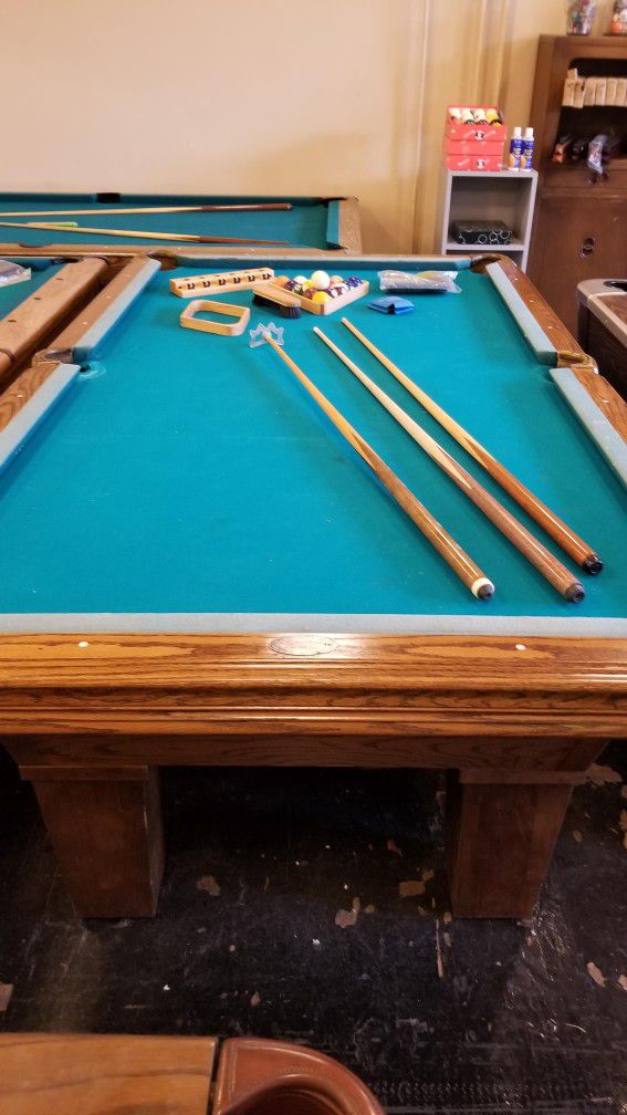8ft American Heritage Pool Table Delivered And Installed 