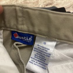 New khakhi size 18 boys