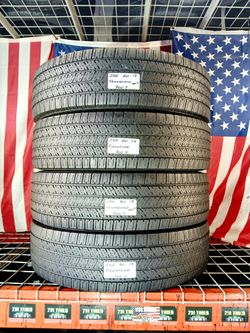 LT235/80R17 FIRESTONE TRANSFORCE HT 10PLY DUALLY TRUCK 235 80 17 USED TIRES SET 
