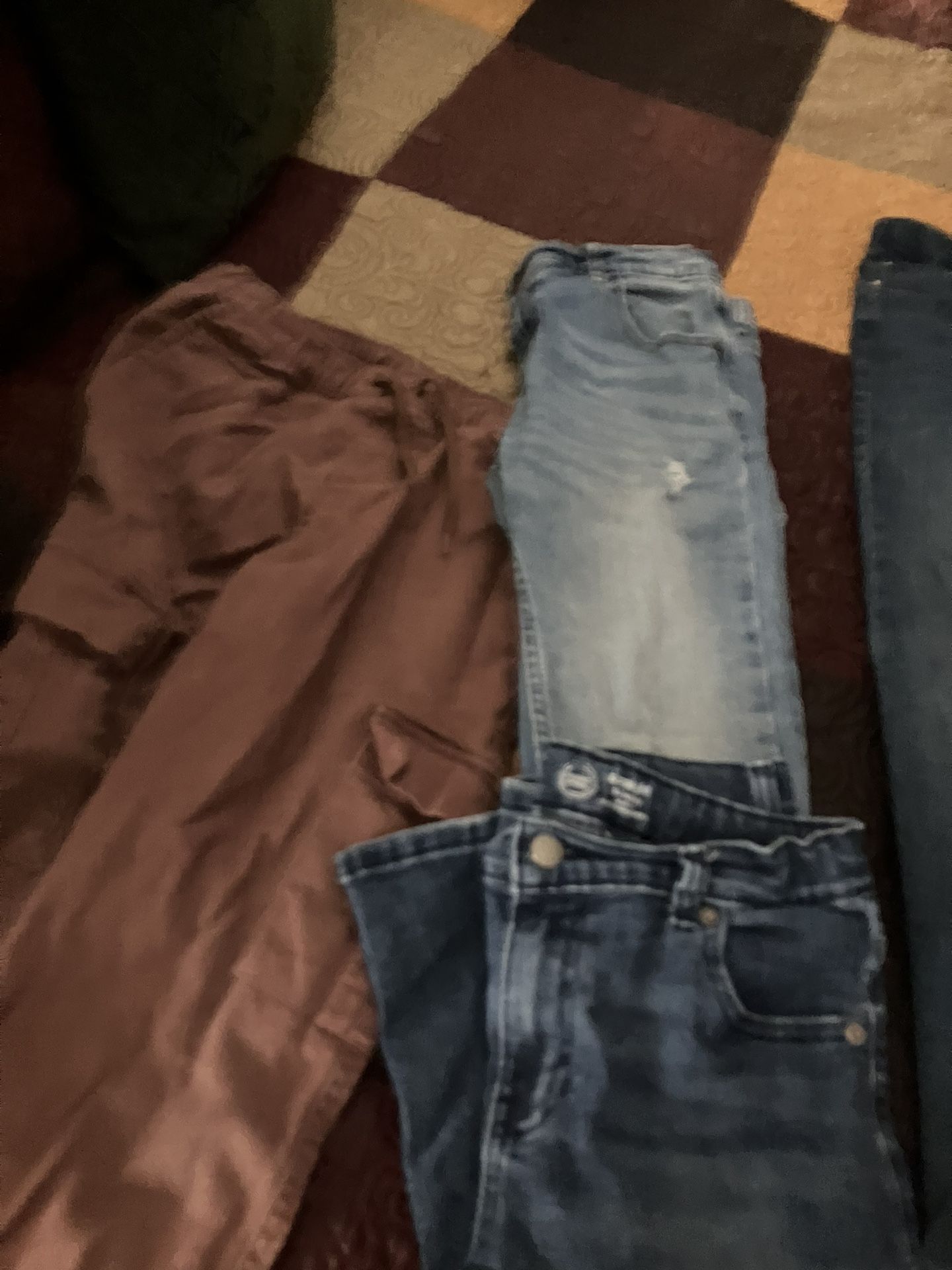 6 Pairs Of Boys Pants Size 10/12