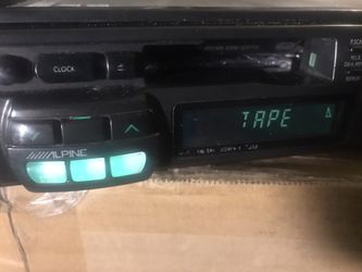 Vintage Alpine cassette deck player