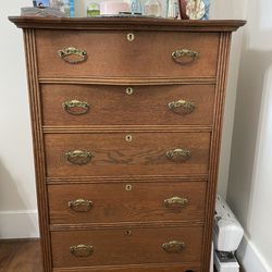 MATCHING ANTIQUE DRESSERS solid