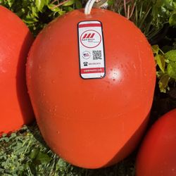 NEW WALSH MARINE BUOY BARRIER FLOATS  US COAST GUARD CYLINDRICAL 13" X 18"   