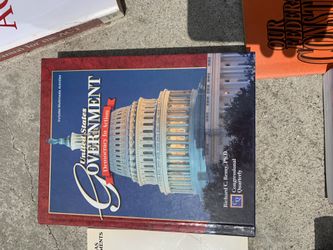 United States Government. Democracy in Action textbook