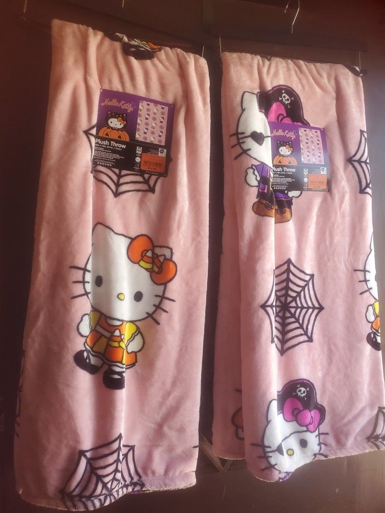Halloween Hello Kitty Blankets New