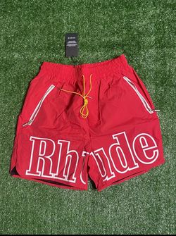 Rhude Red Logo Shorts XL