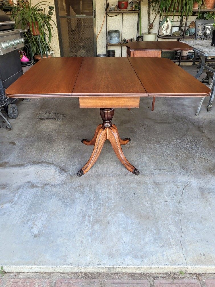 Antique Drop Leaf Folding Table