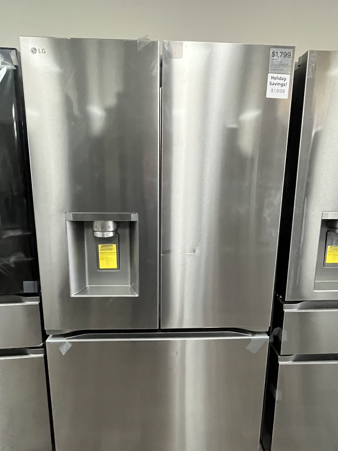 Limited Deals/ 31 Cu.ft Capacity Stainless Steel Refrigerator