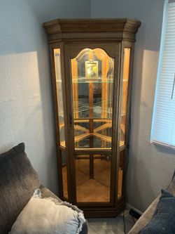 Corner Display Cabinet