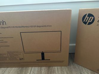 Two 24in HP Monitors