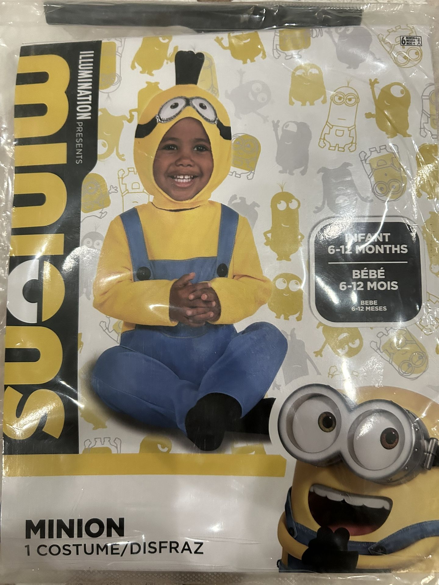 Minions Costume (baby 6-12m)