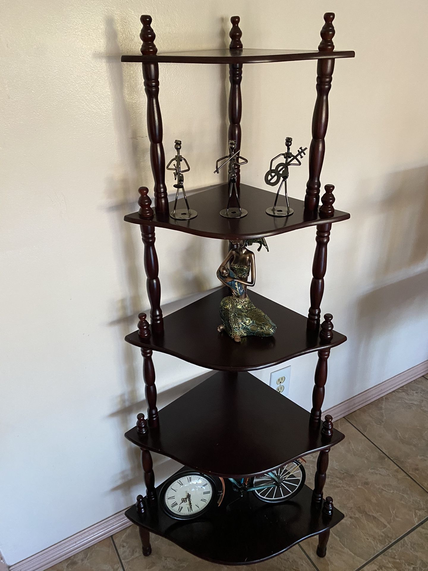 Corner Decorative Shelf Unit