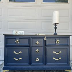 9 Drawer Dresser. Solid Wood-Refurbished 