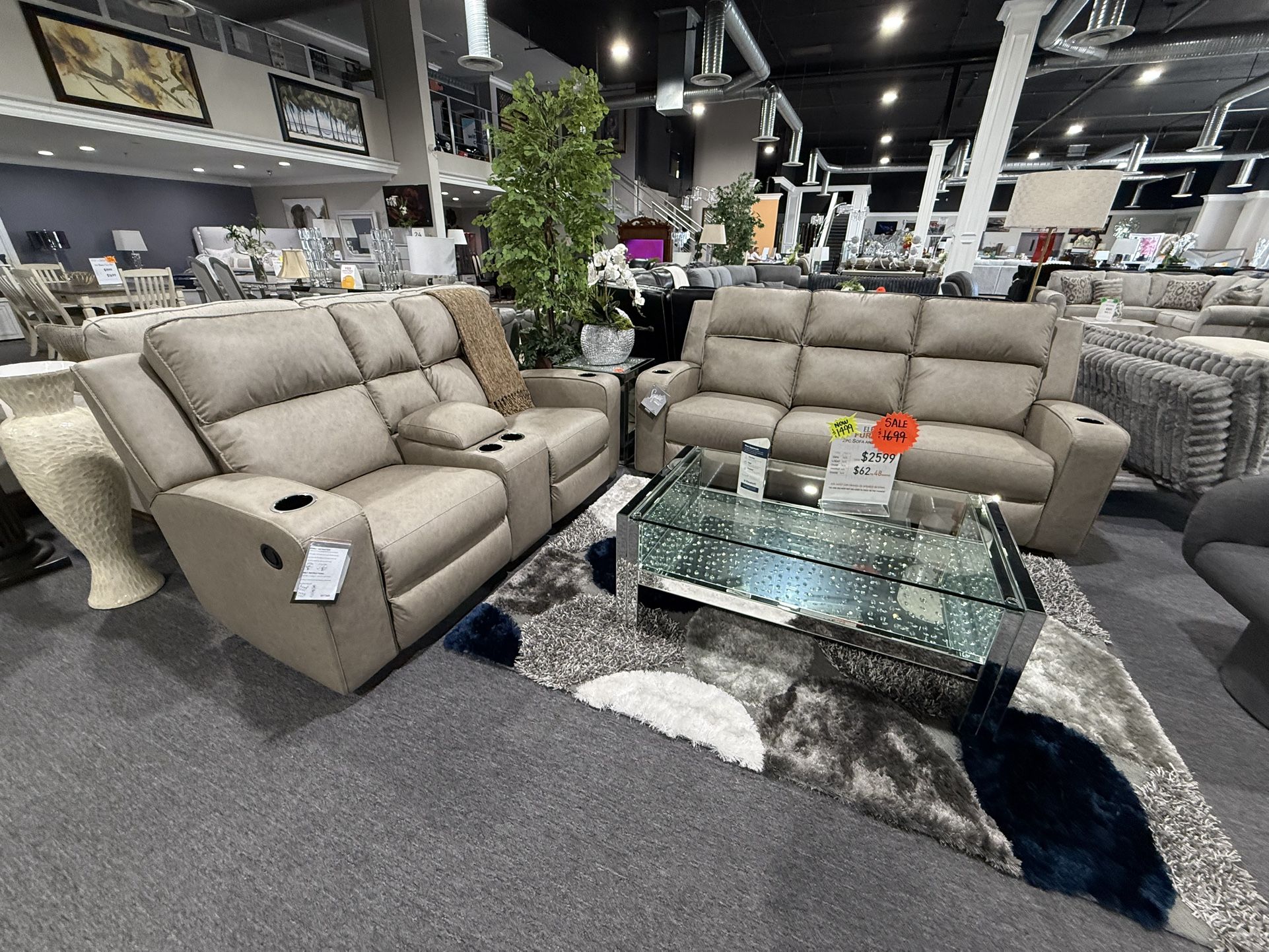 2 Pc Recliner Sofa And Loveseat