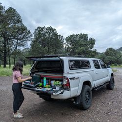 Toyota Tacoma Canopy / Camper Setup 