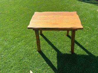Rustic Solid Wood Side Table / End Table