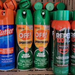Mosquito Insect Repellent _ Deet _ Spray _ Fogger _ Various Sizes 