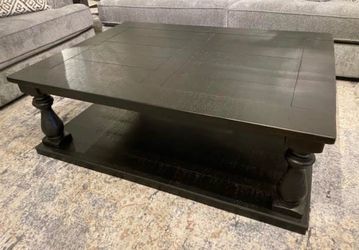Black coffee table