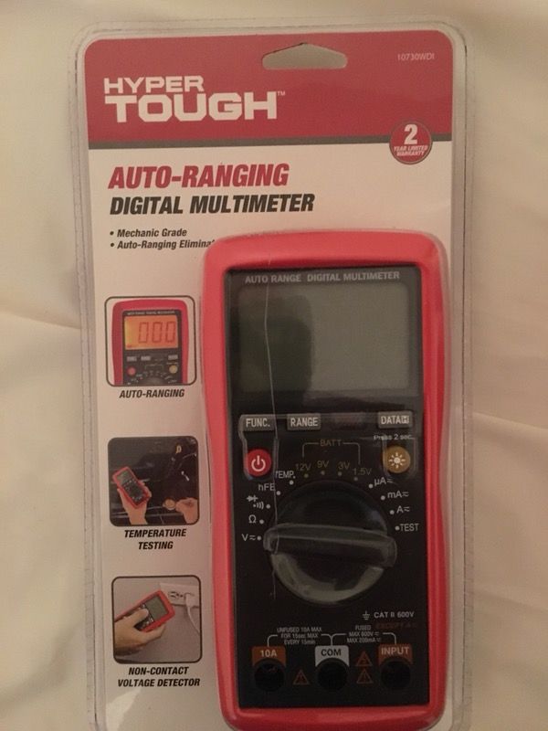 Hyper-tough Auto-Ranging digital multimeter