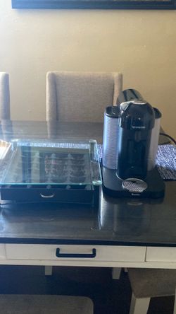 Nespresso virtuoline machine and pod storage
