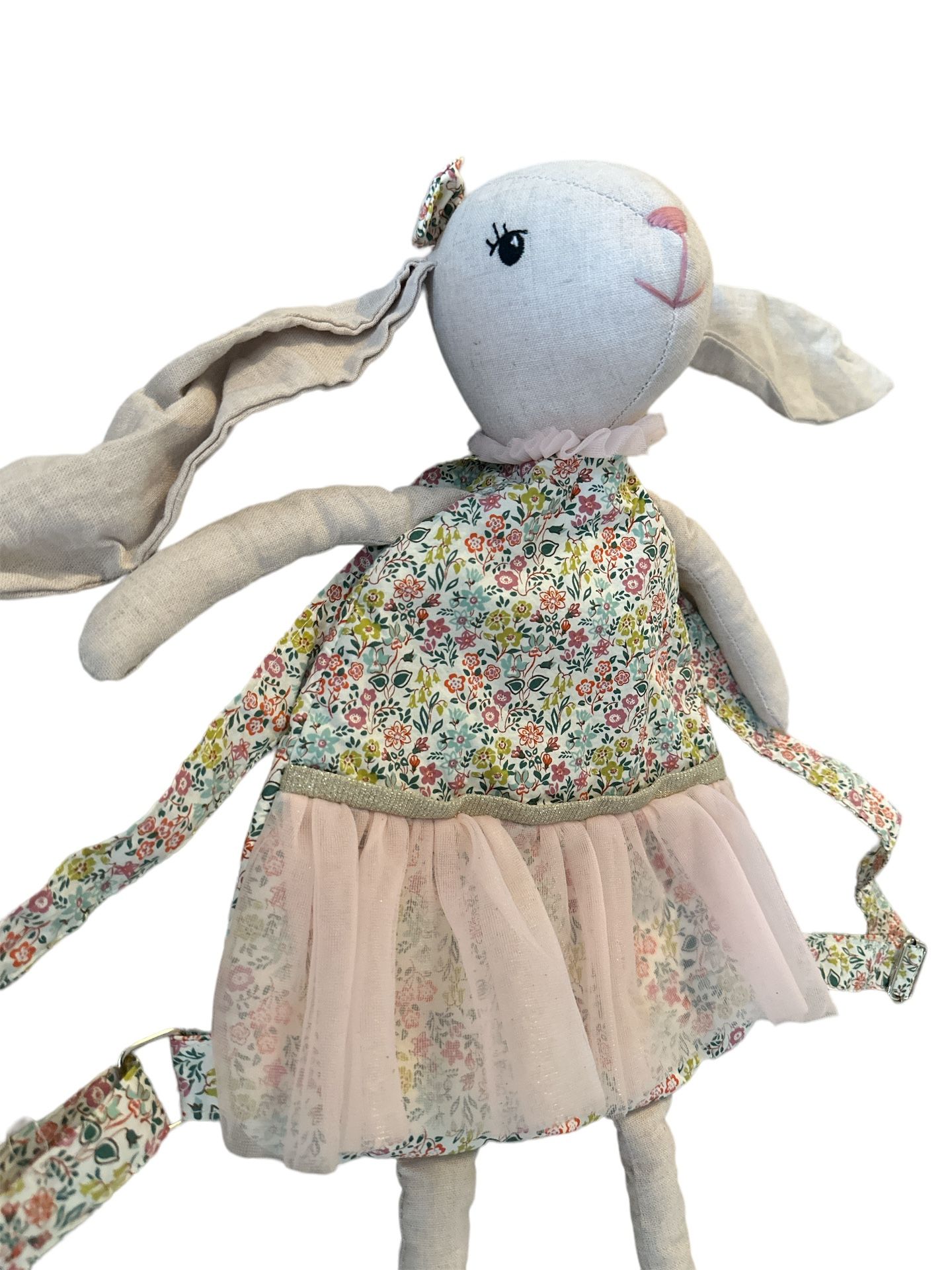 Kids Anthropologie Mon Ami Bunny Rabbit Stuffed Animal Zip Backpack ...