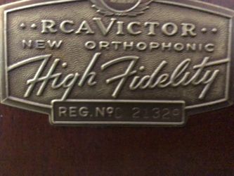 Radio record player RCA