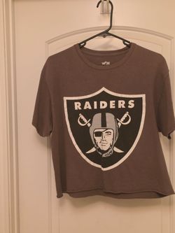 Las Vegas Raiders NFL Half Cut Tee Shirt