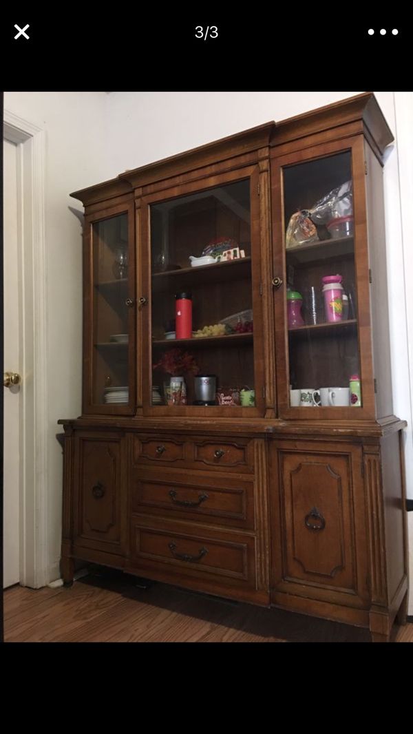 Antique China Cabinet Hutch 1960 S For Sale In New Haven Ct Offerup