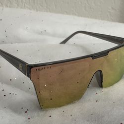 Heatwave Clarity Sunglasses Quartz Rose Gold Lens