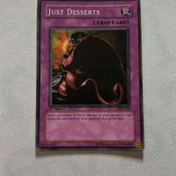 Just Desserts Yu-Gi-Oh! First Edition Trading Card 