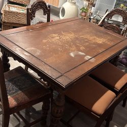 Antique Dining Table, Jacobean Style