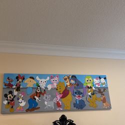 Disney handcrafted paintings