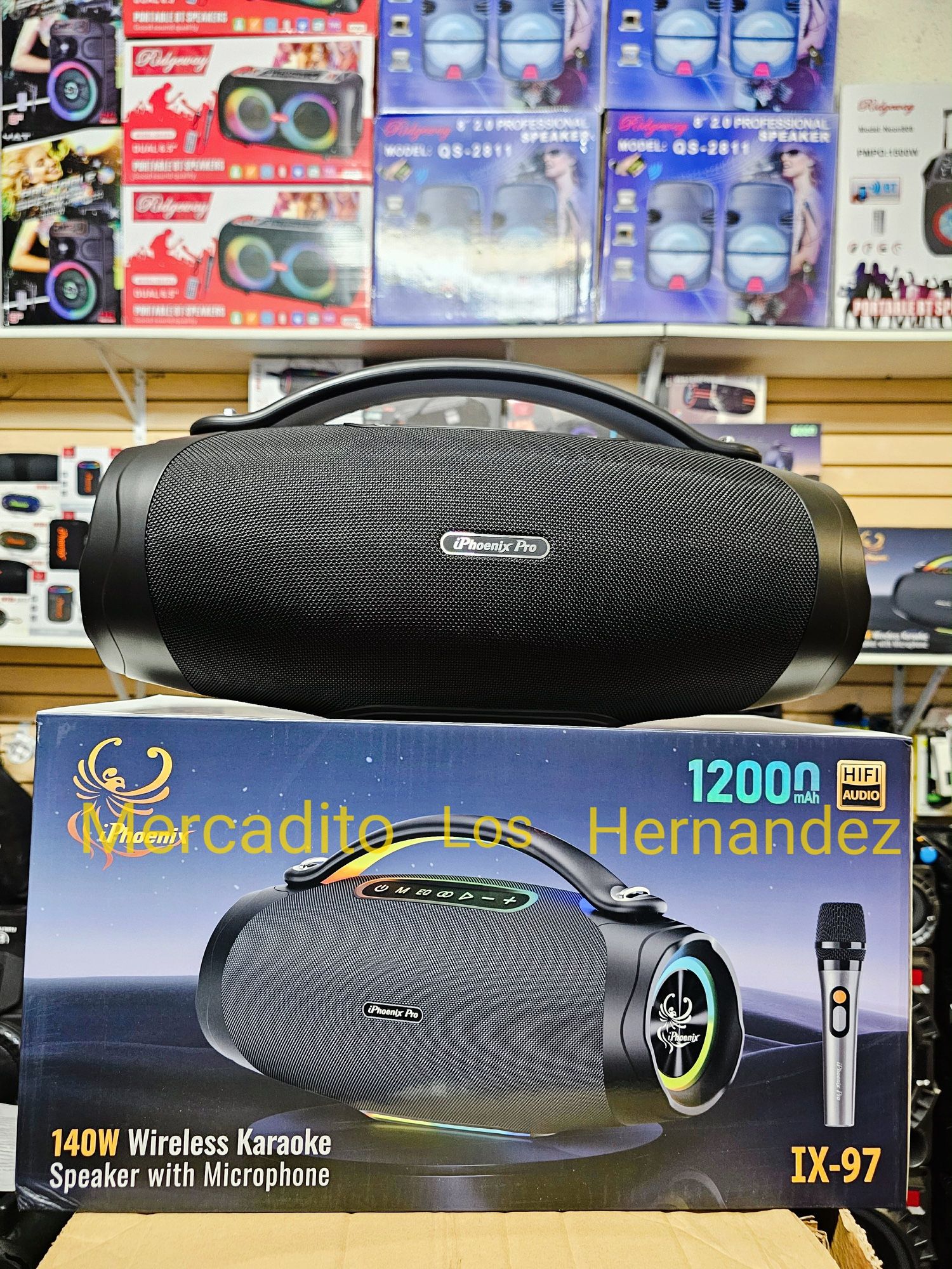 Bocina Portable Bluetooth Speaker ❗️140w BoomBox ❗️XTREME BASS❗️USB / Sd Card / Aux ❗️Wireless Mic