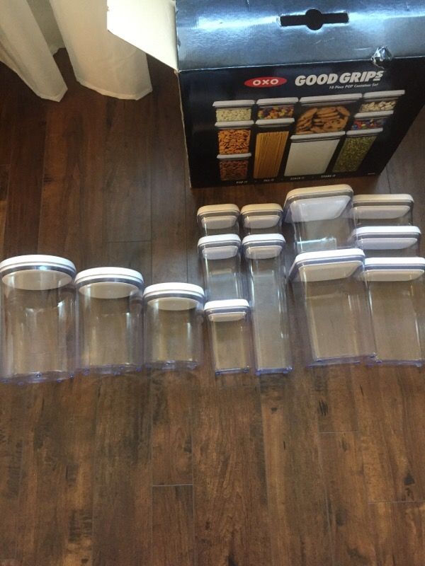 OXO POP containers - 13 total