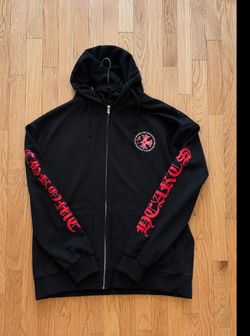 Chrome Hearts Black Zip-Up Hoodie