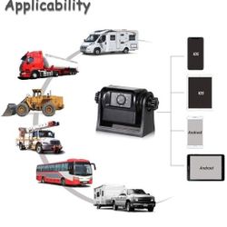 EWAY WiFi Magnetic Hitch Wireless Backup Rear/Front View Camera Rechargeable Battery for Easy Hitching of Gooseneck Horse Boat Travel Trailer/Fifth Wh