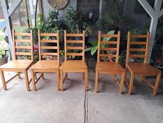 5 chairs