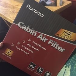 Cabin filters car 2 pack