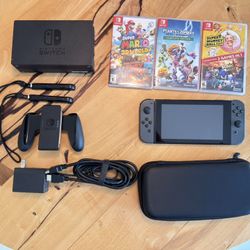 Switch + Games, Case, Dock, Accessories Etc.