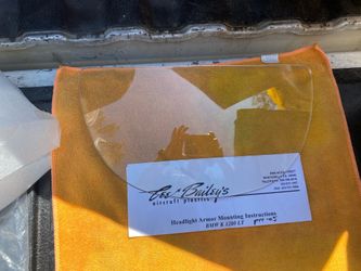 Brand New BMW 1200  LT Pre-05  Head Light Guard Clear 