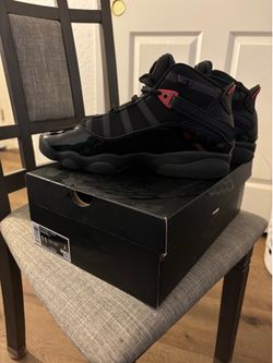 Jordan black and red size 11