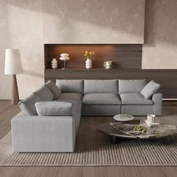  5-Piece Upholstered Modular Sectional
