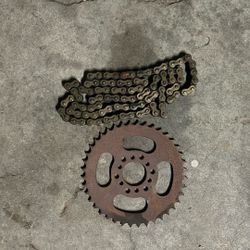 Mini Bike chain And sprocket 