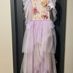 Tutu du Monde Girls Pink Purple Mulan Disney Party Dress ( Size : 14 )