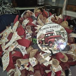 Farmers Market Handmade Wreath