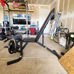 Weight Bench And Rack