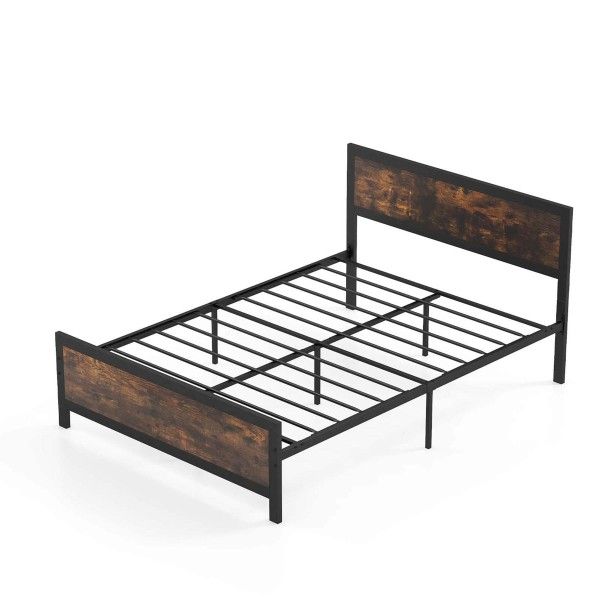 Queen Bed Frame With Queen Hybrid (Soft/Hard) Mattress + Sofa/Day Bed With Mattress Combo.
